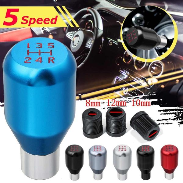 

universal 5 speed gear shift knob lever stick headball gearshift shifter with 8mm 10mm 12mm adapter