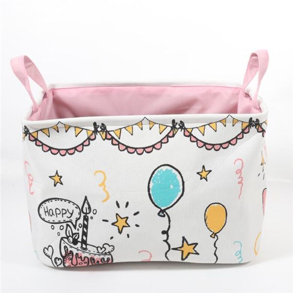 

decorative basket rectangular fabric storage bin organizer basket with handles for clothes storage