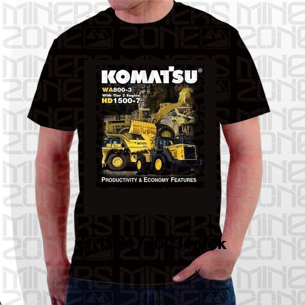 

men t shirt new komatsu classic tee funny t-shirt novelty tshirt women, White;black