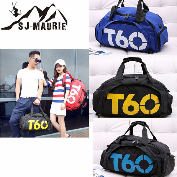 

sj-maurie new men sport gym bag women fitness waterproof outdoor separate space for shoes pouch rucksack hide backpack