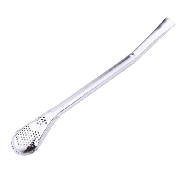 

stainless steel drinking straw filter handmade yerba mate tea bombilla tool