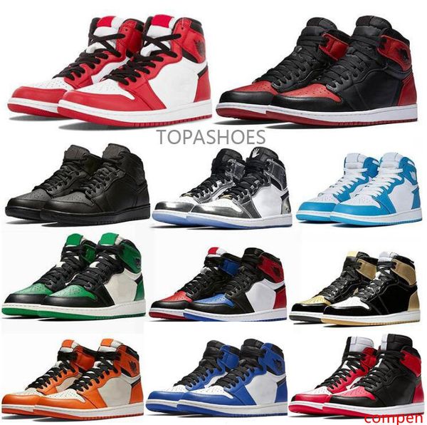 

wholesale jumpman 1 basketball shoes athletics sneakers running shoe for women sports torch hare game royal pine green court 36-47