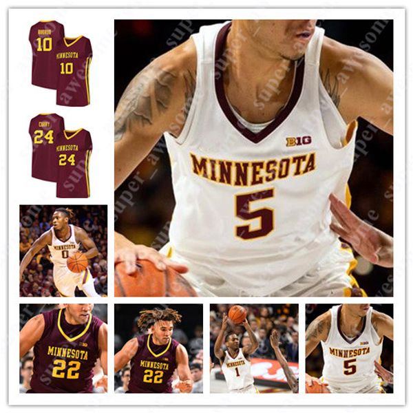 

Minnesota Golden Gophers Basketball Jerseys Gabe Kalscheur 3 Murphy Amir Coffey Daniel Oturu Dupree McBrayer Isaiah Washington Michael Hurt