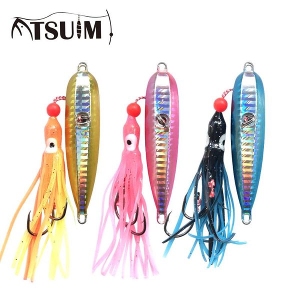

as inchiku fishing lure metal jig head ocs skirt kingfish snapper grouper 100g120g150g200g slow jigging angler