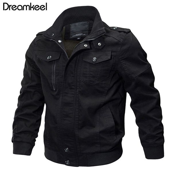 

flight mens coats and jackets pilot jackets men winter autumn bomber tactical army jacket male casual y, Black;brown