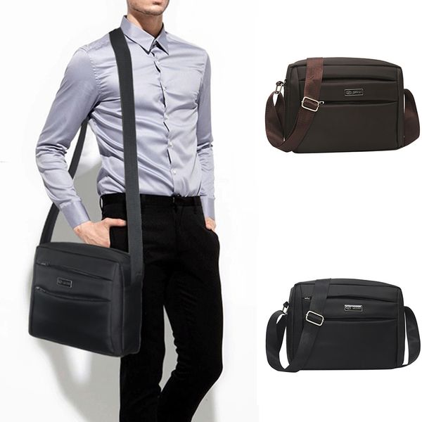 

solid color messenger bag for male fashion new business man bag pu leather men shoulder bags messenger bags daily handbag sac