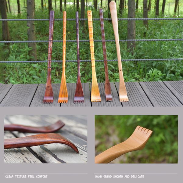 

wooden back scratcher massager wood back scraper scratching body massage health products backscratcher bamboo tickling artifact