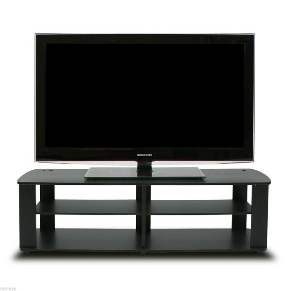 

Black Tv Stand Media развлекательный центр 42 50-дюймовый телевизор с плоским экраном