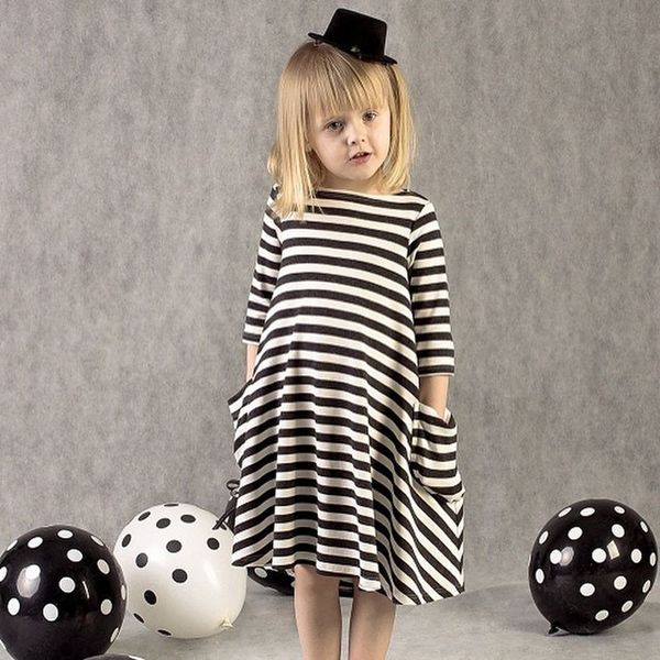 

girls summer dress baby girl clothes vestidos brand kids dresses for girls costume striped children princess clothing