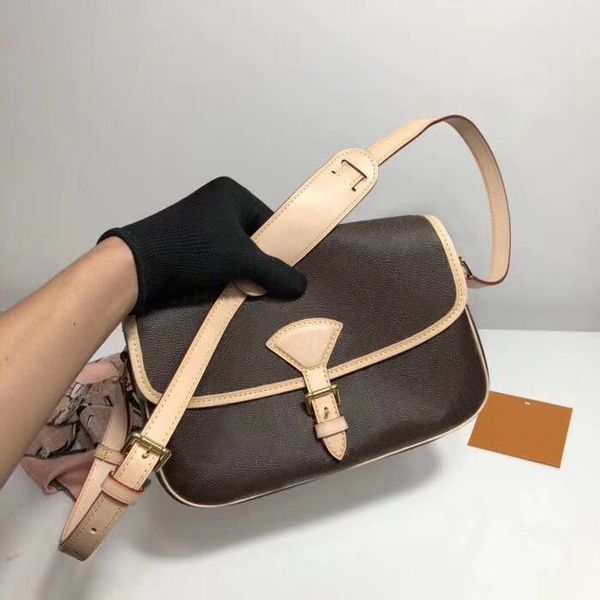 

designer handbags orignal leather lady messenger bag fashion satchel shoulder bag presbyopic package croisette damier purse