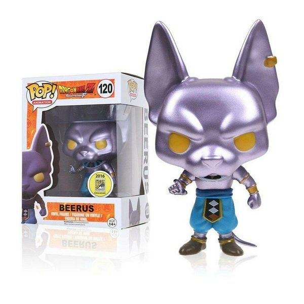 

gift funko pop resurrection sdcc 2016 exclusive lord beerus pop vinyl figure # 120 for kids toy doll