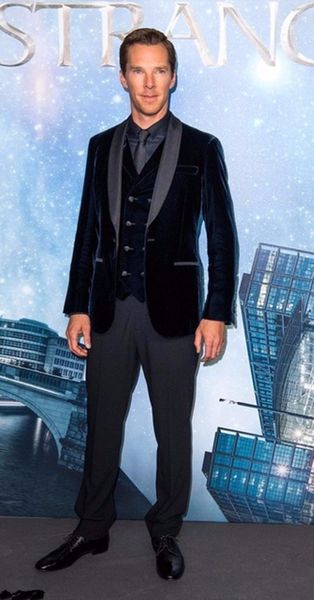 

handsome velveteen wedding groom tuxedos (jacket+tie+vest+pants) men suits custom made formal suit for men wedding en tuxedos 01, Black;gray