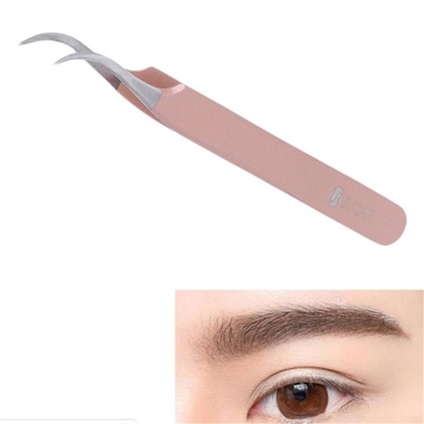 

nail art curved sculpture pinching straight curved tool set kit elbow cross lock reverse pliers false eyelashes tweezer 1pc