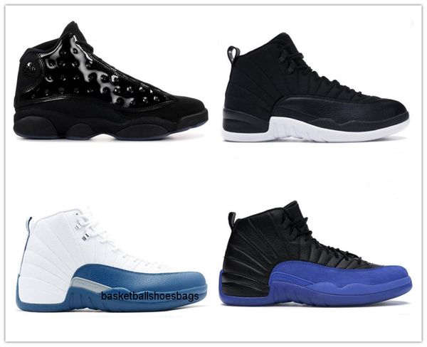 

shipping new 2020 super drop perfect quality 12 12s xii flu game french blue the master men basketball sport shoes