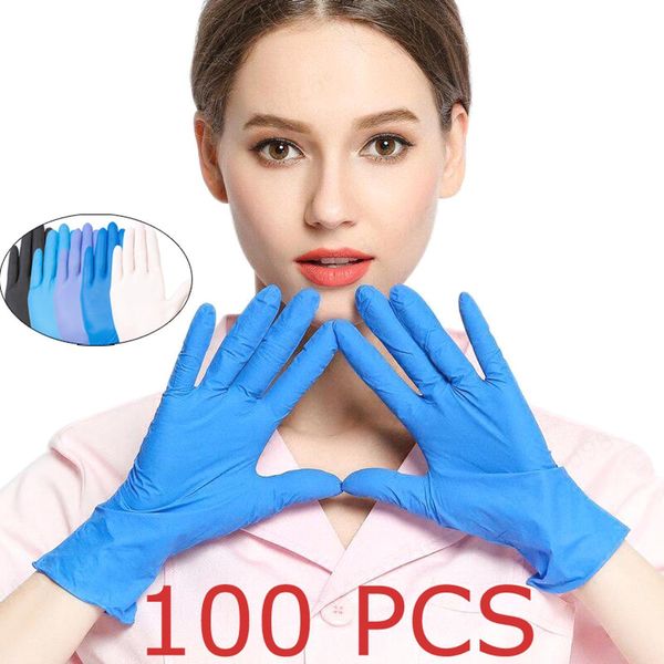 

wholesale disposable gloves 100pcs disposable gloves rubber cleaning glove universal for household