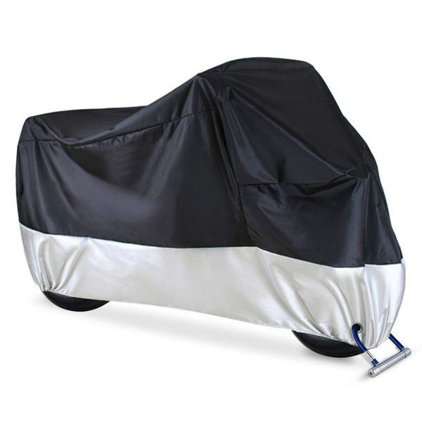 

190t waterproof motorcycle cruisers street sport bikes cover uv protective scooter rain dust hood