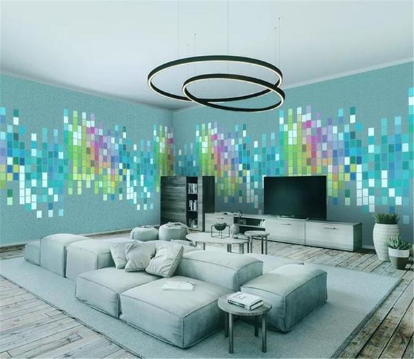 

full house background wall squares audio abstract minimalistic hd 3d wallpaper decoration