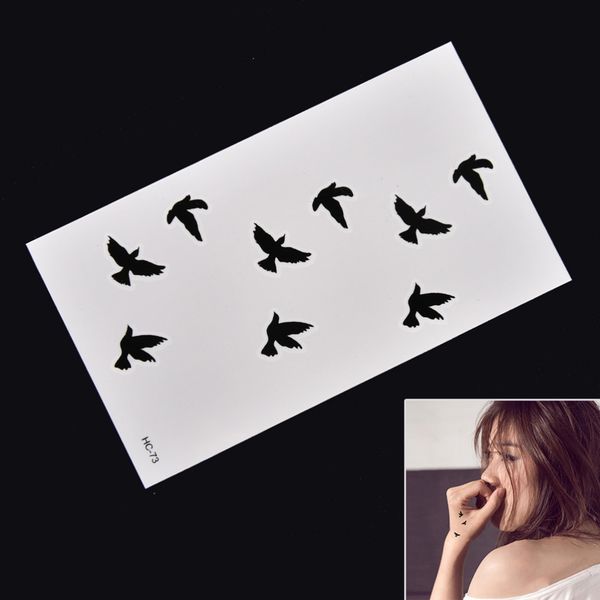

selling new removable swallow temporary tattoo waterproof arm body art tattoos sticker high quality