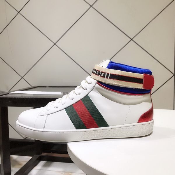 

new man brand 3m shoes glitter web sneaker with studs stripe with casual ace shoes designers shoes for women size 35-46, Black