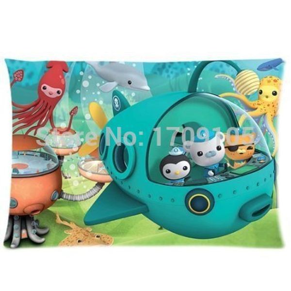 

octonauts gup cartoonpersonalized roomy zippered pillow case 20x30 (one side