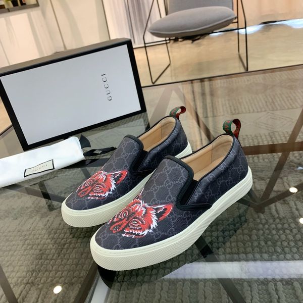 

2020 new mp7 mz6 high-quality men's casual sports shoes leather shoes, fashionable wild flat shoes, box number 38-45