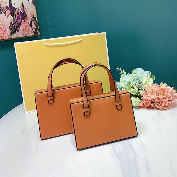 

napa leather box package ladies it bag handbags purse single shoulder crossbody bags folding tote bag women shopping bags