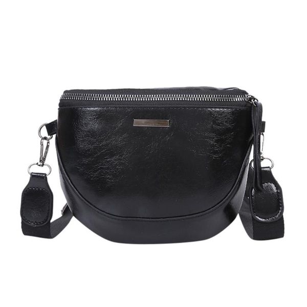 

crossbody bag for women messemger bags pu leather shoulder bag fashion lady semicircle saddle #zer