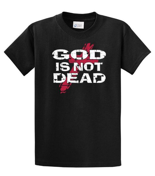 

mens 2020 summer men short sleeves t shirt christian t-shirt god is not deadfunny tee shirts, White;black