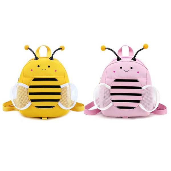 

kids cartoon bee animal backpack baby girl boy schoolbag shoulder book bag