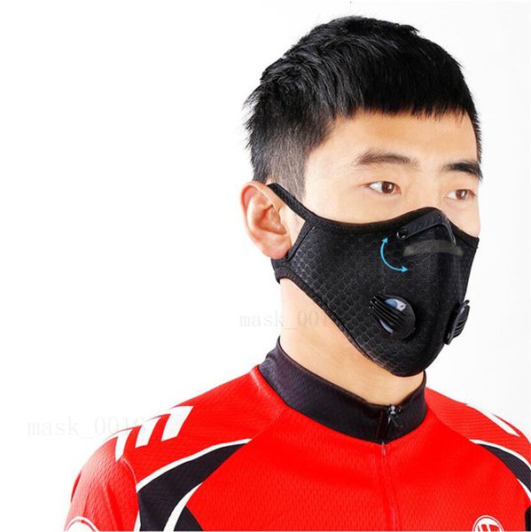 

1 2 слоя неопрена цикл маски одноразовые прокладки безопасный анти-пыль дышащий рот лица маска удобная замена ок