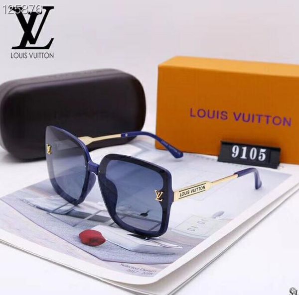 

Новое высокое качество мода ретро мужской леди бренда солнцезащитные очки золотой раме коричневый защита UV400 стекло коричневый корпус