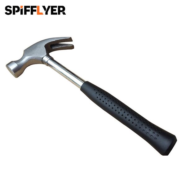 

16oz steel hammers fiberglass handle martillo claw hammer tools car for window breaker glass rescue emergency safety escape