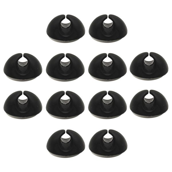 

12pcs new mini car cable wire cord clips clamps management