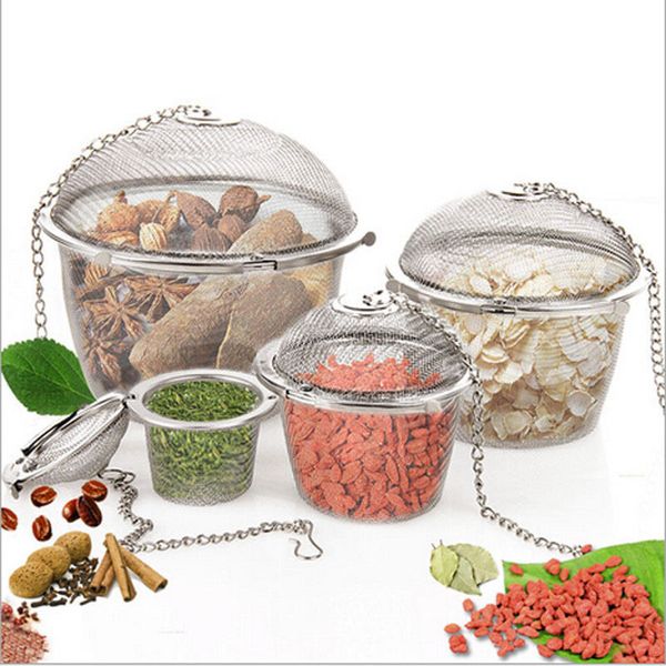 

filter mesh tea ball strainer tool gadget prop for spices/loose leaf tea
