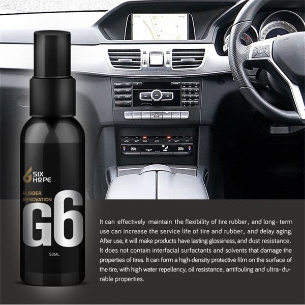 

50ml six hope car refurbished agent interior leather plastic care maintenance 12.26