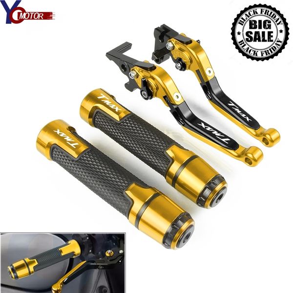 

for yamaha t-max tmax 500 530 2008-2017 2016 2015 2014 2013 2012 2009motorcycle brake clutch lever and handle grips tamx handbar