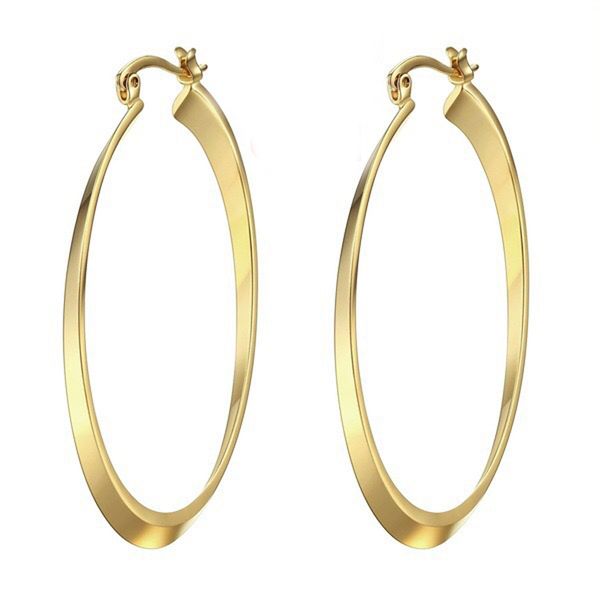 

mengyi fashion women's exaggerated round earrings bohemia punk big earrings kpop for rock parties 9 25 jewelry, Silver