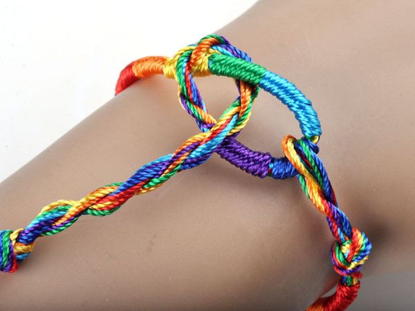 

zerotime #401 2019 new 100pcs wholesale jewelry lot braid strands friendship cords handmade bracelets ing, Golden;silver