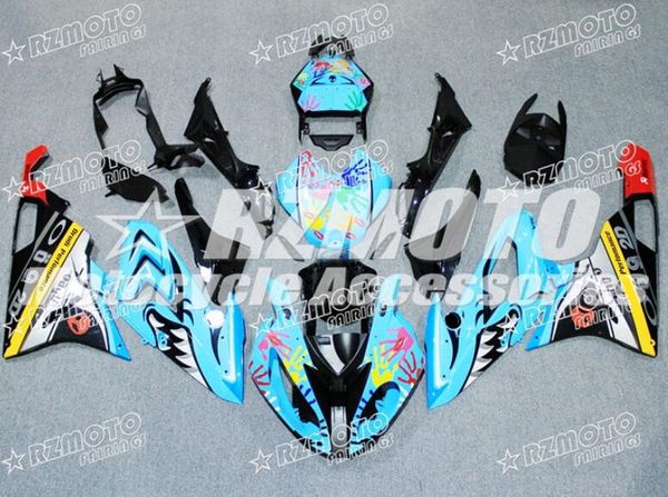 

injection mold new abs motorcycle full fairings kit fit for bmw s1000rr 2015 2016 15 16 hp4 body set sky blue shark