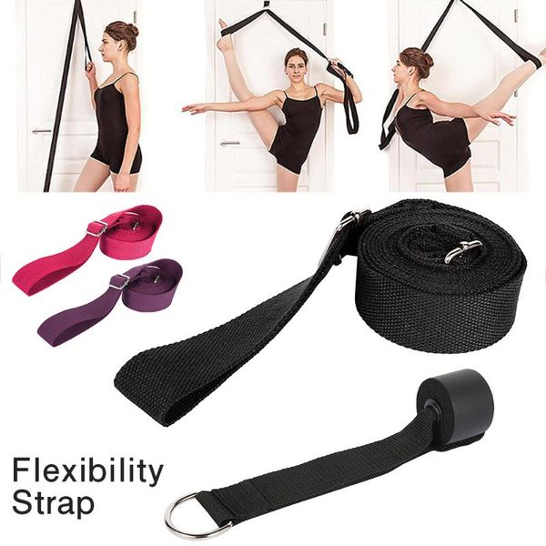 

fitness bands door stretching leg stretcher strap with loops split training waist flexibility rope dance ligament stretch belt