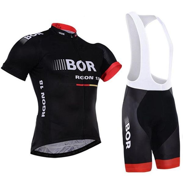 

2020 bor 2020 cycling sets mtb shirts breathable bike clothing kits quick dry sport cycling jerseys ropa ciclismo, Black;blue