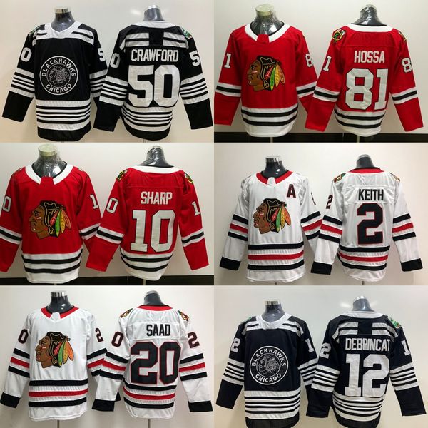 

10 Patrick Sharp Jersey Chicago Blackhawks 81 Marian Hossa 20 Brandon Saad 2 Duncan Keith 12 Alex DeBrincat 50 Corey Crawfor Hockey Jerseys