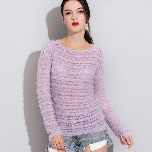 

sweaters woman sweater women mohair pullover sweater woman knitted long sleeve sweaters loose hedging female sweater pullover femme, White;black