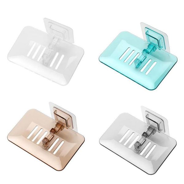 

1pc suction soap box kitchen tools bathroom accessories soap dish suction holder storage basket soap box stand