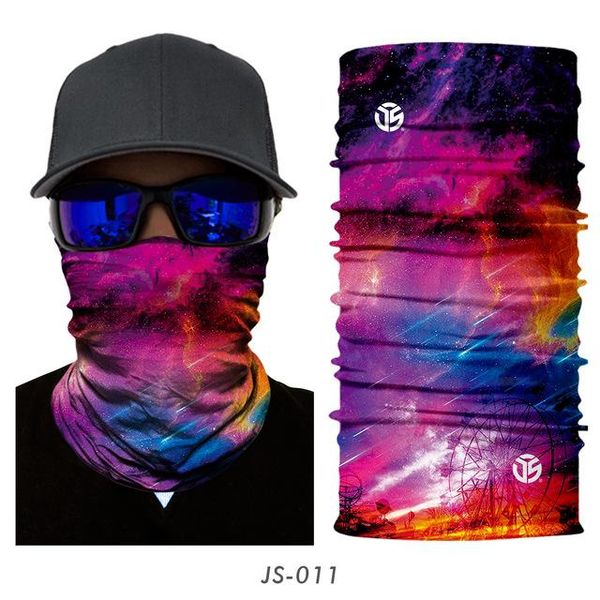 Magic Headwear Cold Galaxy Outdoor Scarf Headbands Bandana Mask Neck Gaiter Head Wrap Mask Sweatband