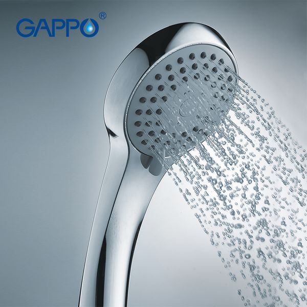 

гаий 1pc лучших качества три способ округлого почерка душевых головок ванной accessoriess abs в хромированном водосбережении душевой головки