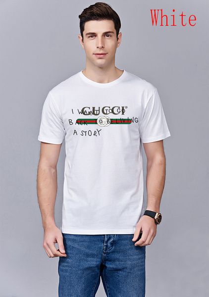 

2020 ss new arrival top quality d2 clothing мужские футболки с принтом тройники с коротким рукавом -3xl dt517, White