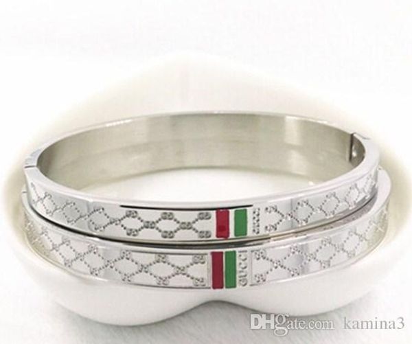 

2019 Новый L Бренд Дизайнерский браслет Для женщин Дамы Титановая сталь Модный брас