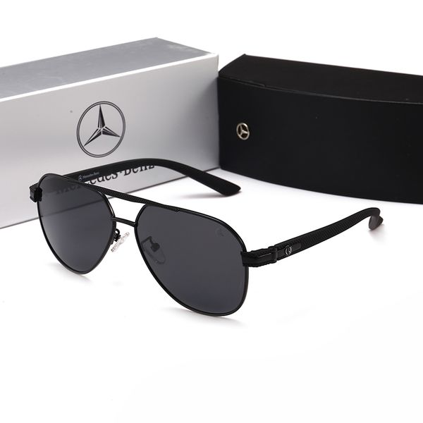 

29907 mercedes men women fashion trend polarized sunglasses 58mm lenses 5 color sunglasses style fashion trend casual sunglasses, White;black