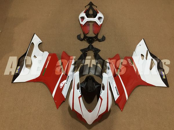 

new abs motorcycle fairings kits fit for ducati 899 panigale 1199 12 13 14 15 899s 1199s 2012 2013 2014 2015 bodywork set matte white red